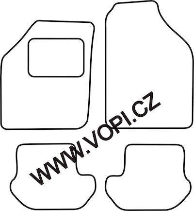 Autokoberce Ford Ka 2004 - 2008 Perfectfit (1445)